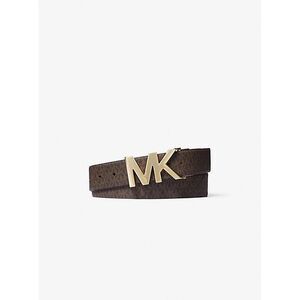 Michael Kors Outlet Women 4-in-1 Logo Box Belt Set Brown L